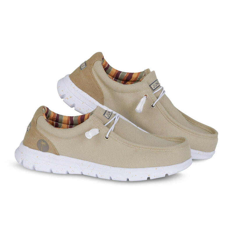Chaussures léger pour marcher unisexJunglo Two Beige Stripes