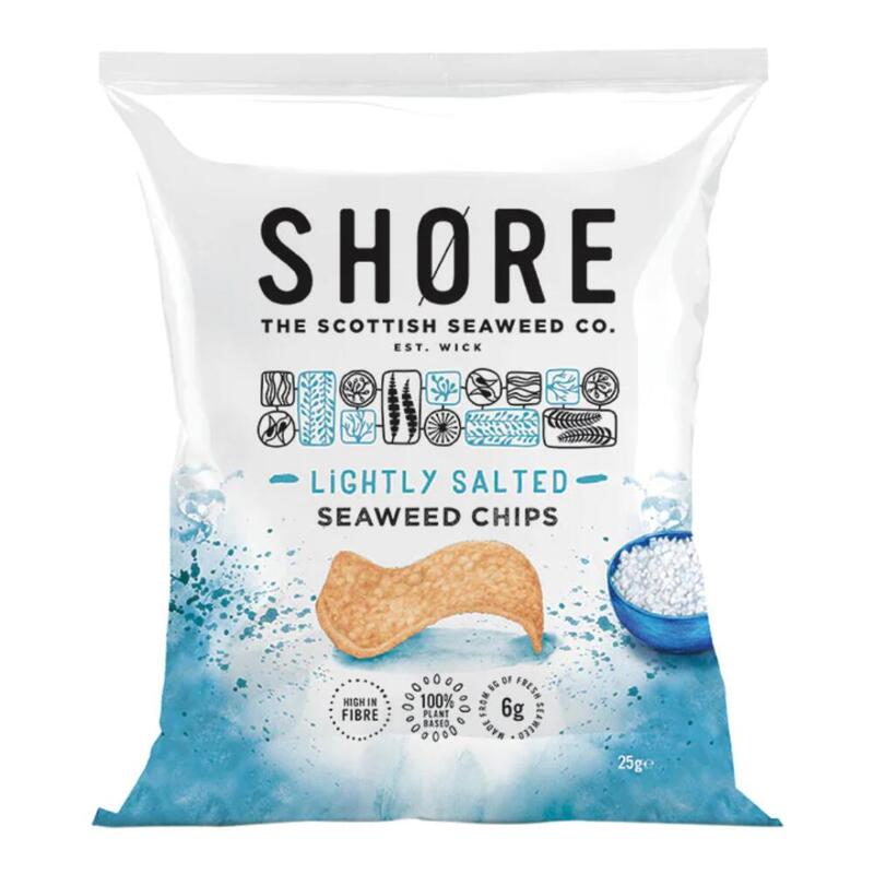 Sea Salt Flavor Seaweed Chips (25g) - 12 Packs
