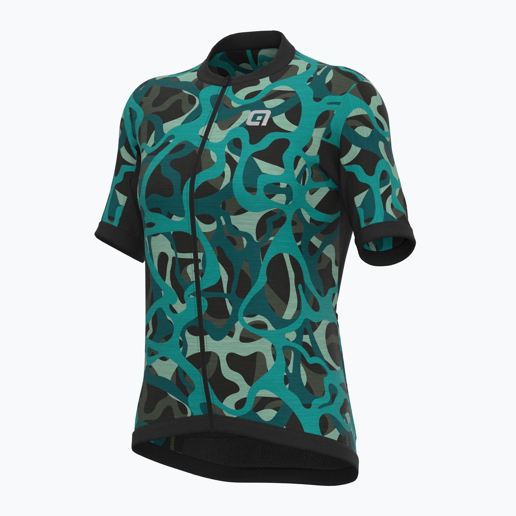 Alé Cycling - Maillot Cycliste Femme Alé Maglia Donna Mc Woodland - Maillot Manches Courtes - Vert - 48 Xl - Decathlon