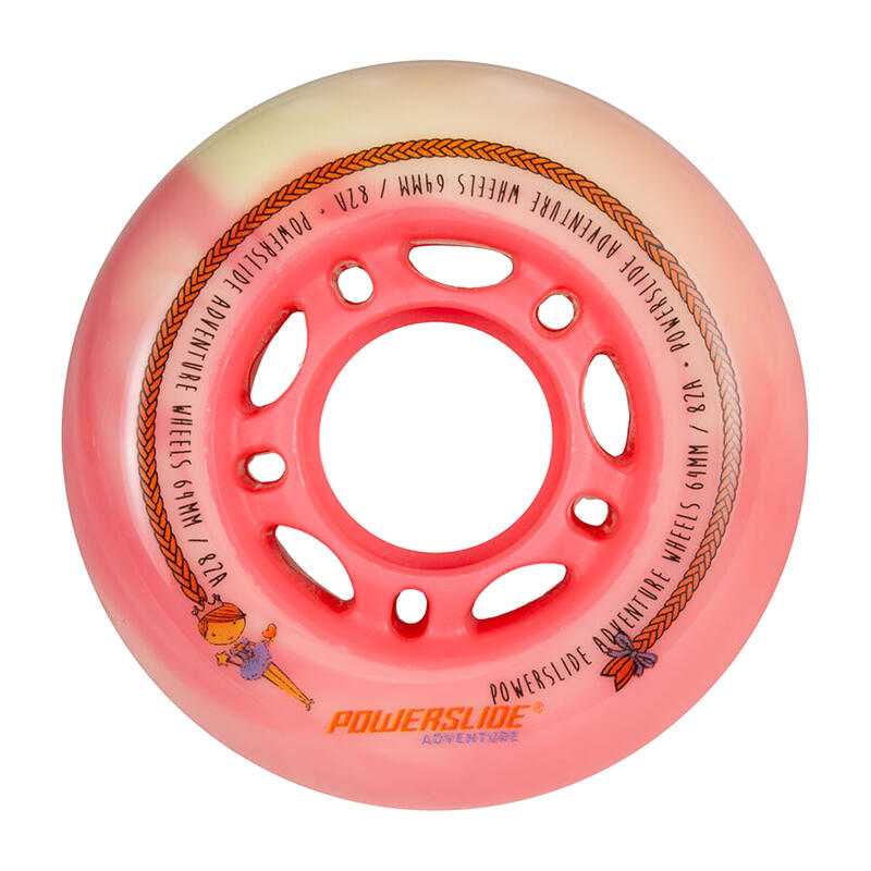 Kółka do rolek Powerslide Princess Girls Wheel 64 4-pack