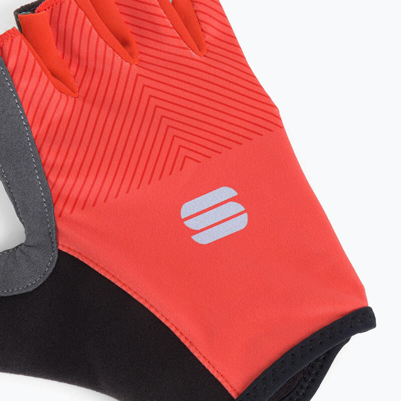 Guantes de bicicletas femeninos de raza deportiva