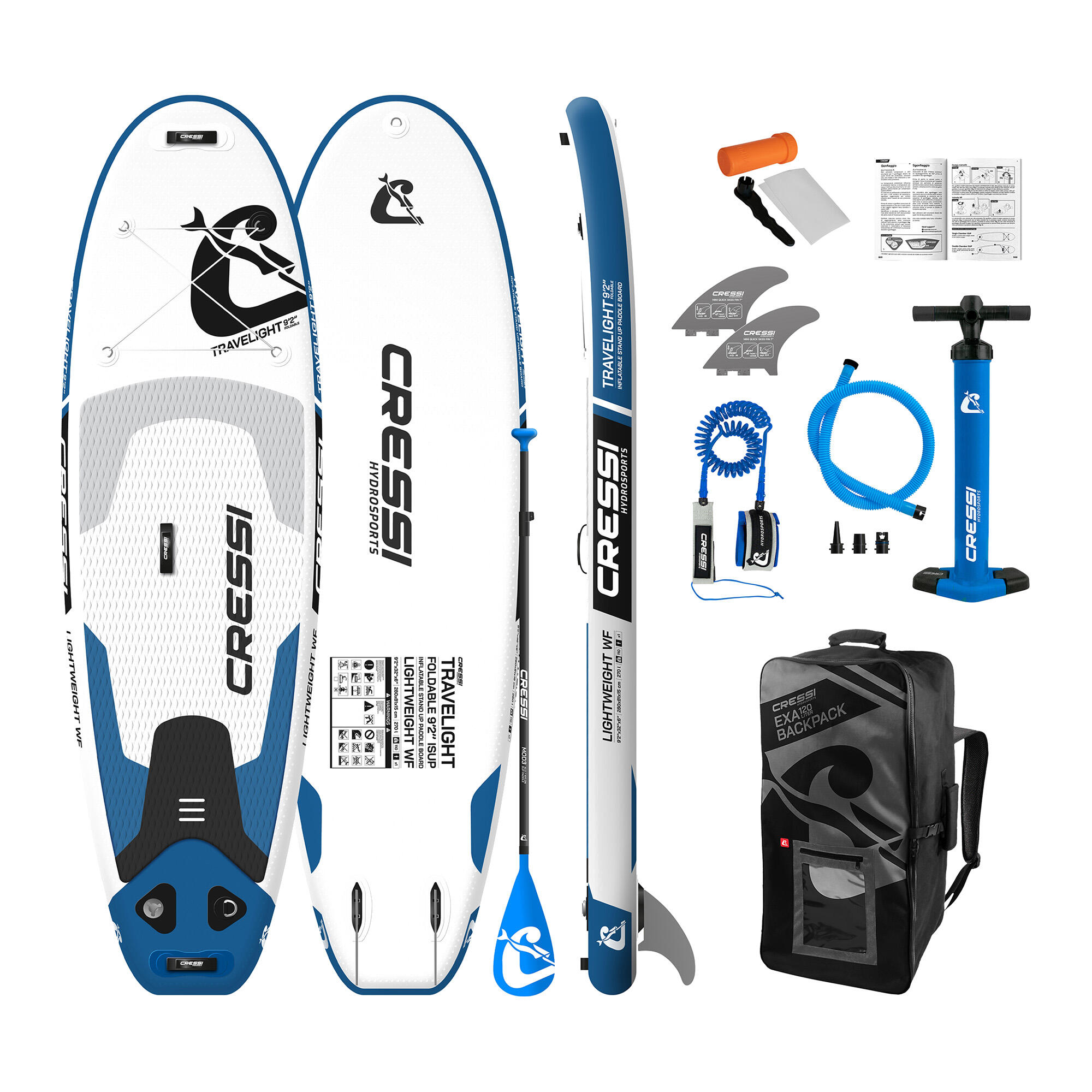 CRESSI Sup Cressi Travelight plegable ISUP 9'2 "Tablero