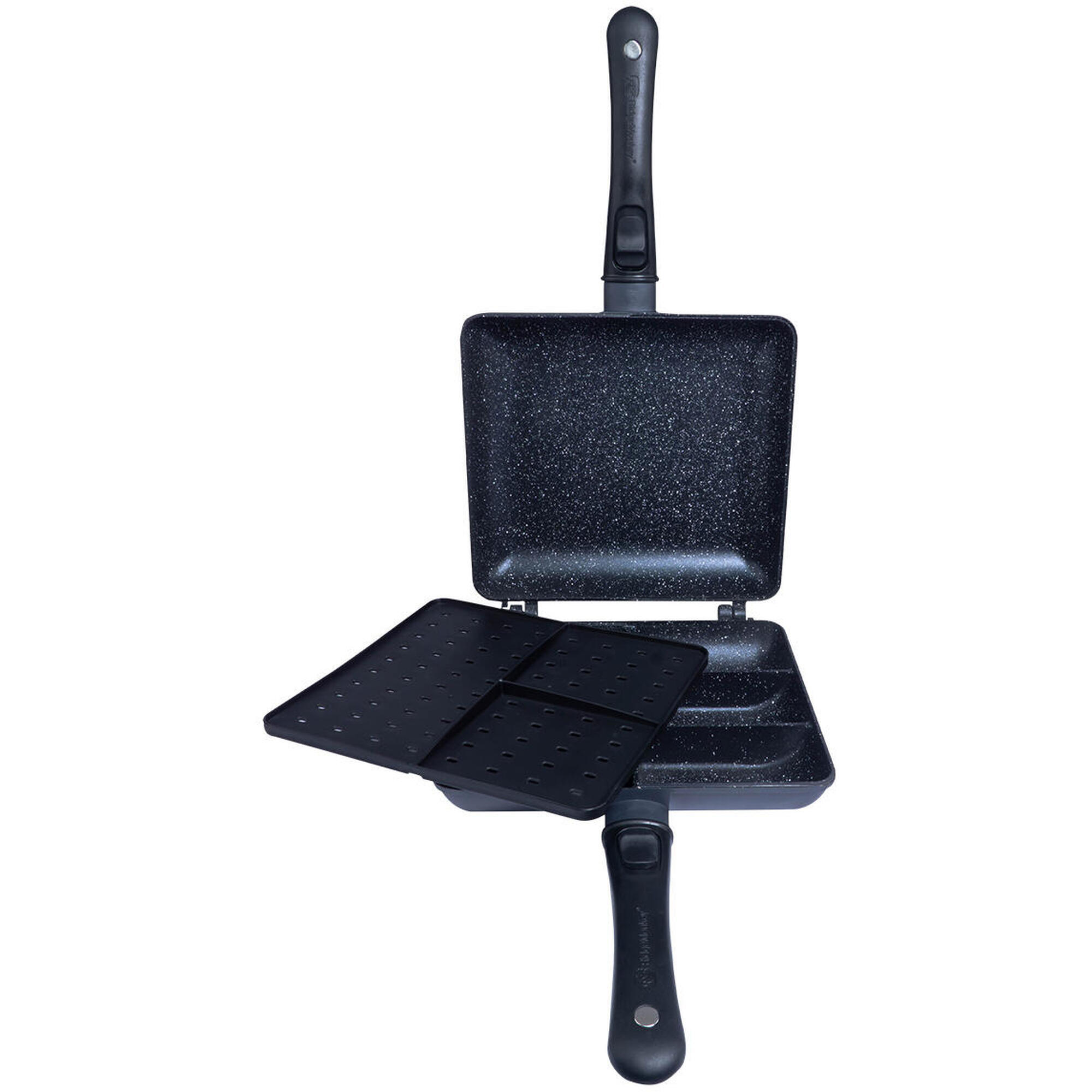 Set de gătit RidgeMonkey Connect Combi și Steamer Granite Edition