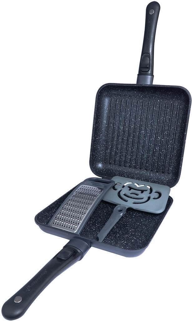 RidgeMonkey Connect Pan e Piastra Granite Edition 3/7