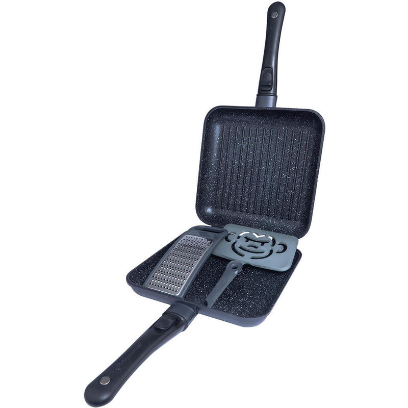 Ediția RidgeMonkey Connect Pan și Griddle Granite