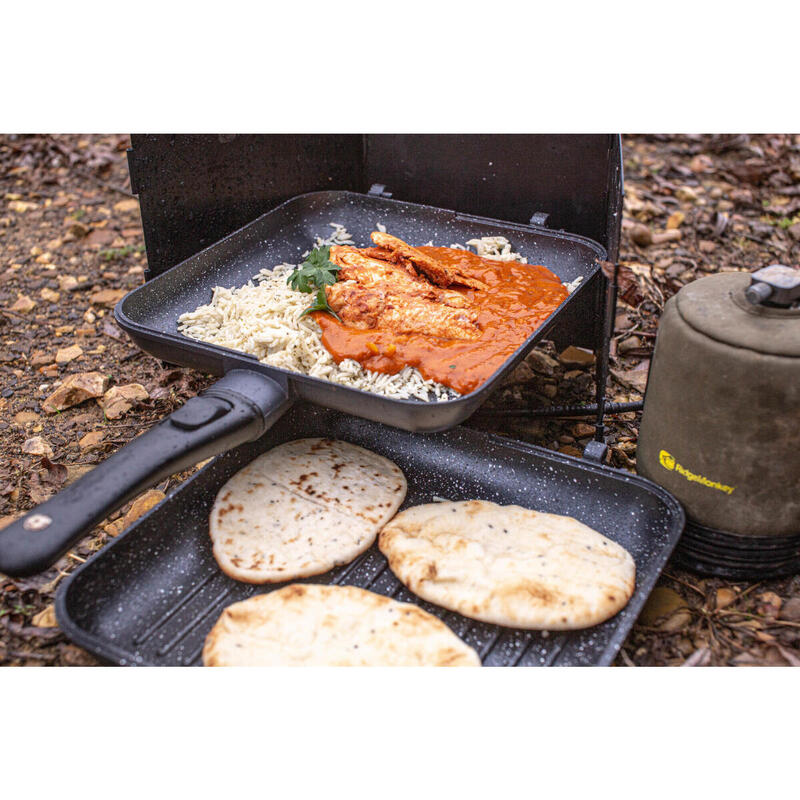 Ediția RidgeMonkey Connect Pan și Griddle Granite