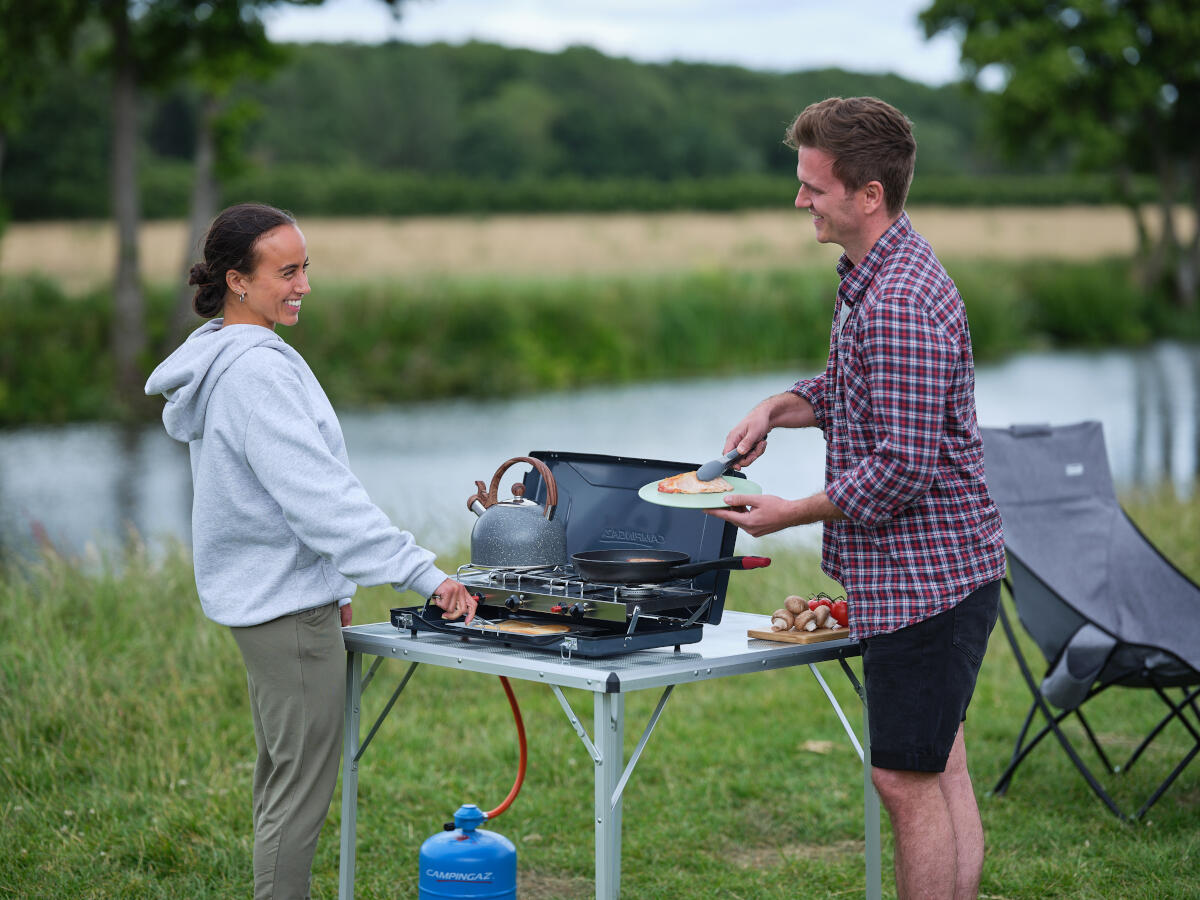 Campingaz Camping Chef DLX Stainless Infrared Gas Stove 7/7