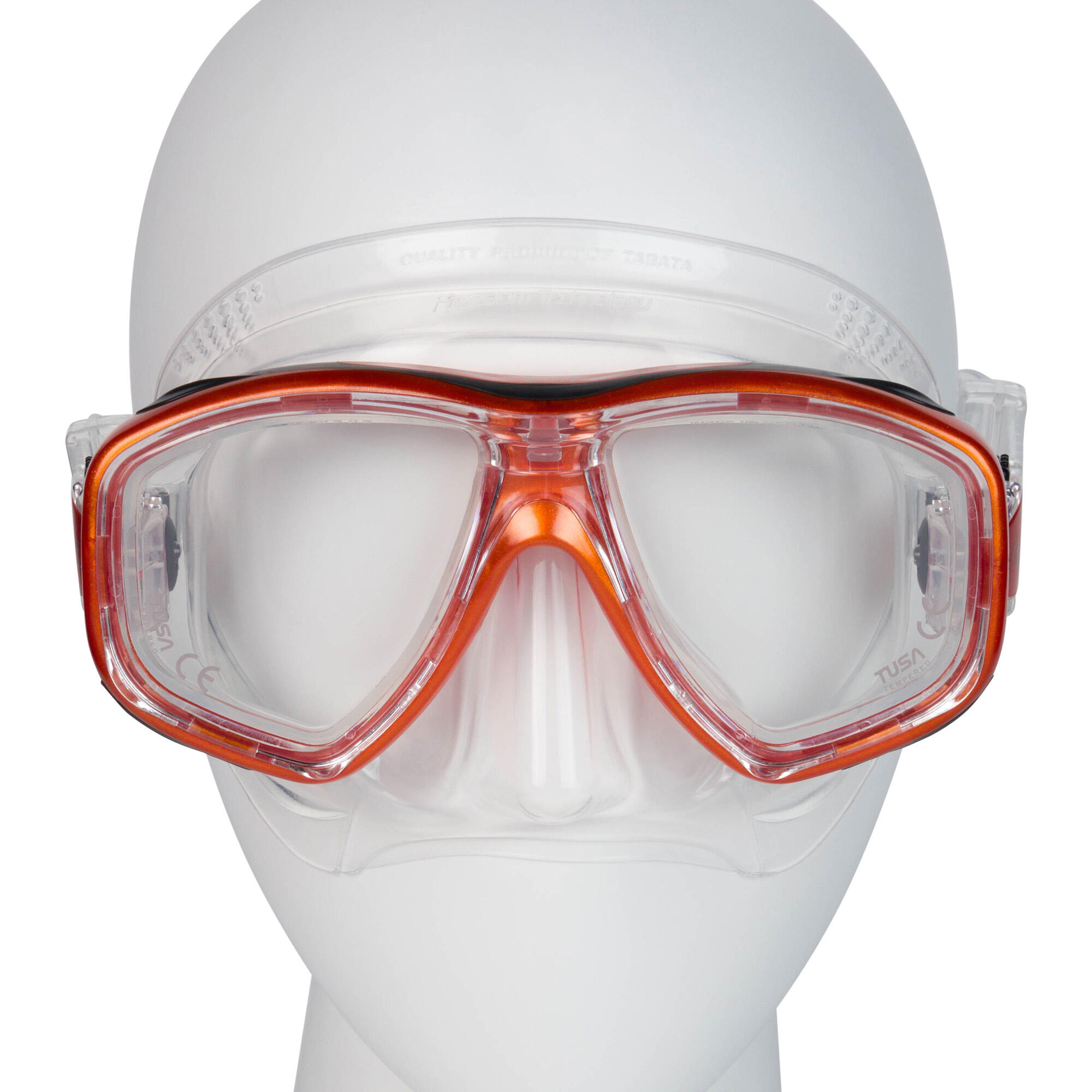 Tusa - Masque De Plongée Tusa Ceos - Masque - Orange - Taille Unique - Decathlon