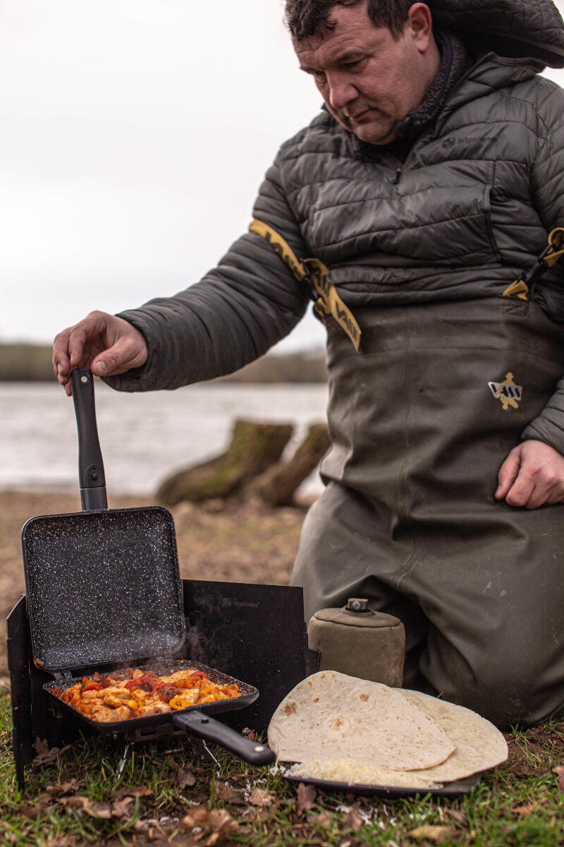 Ridgemonkey XXL Connect Pan And Griddle Granite Edition Padella - Foto 7