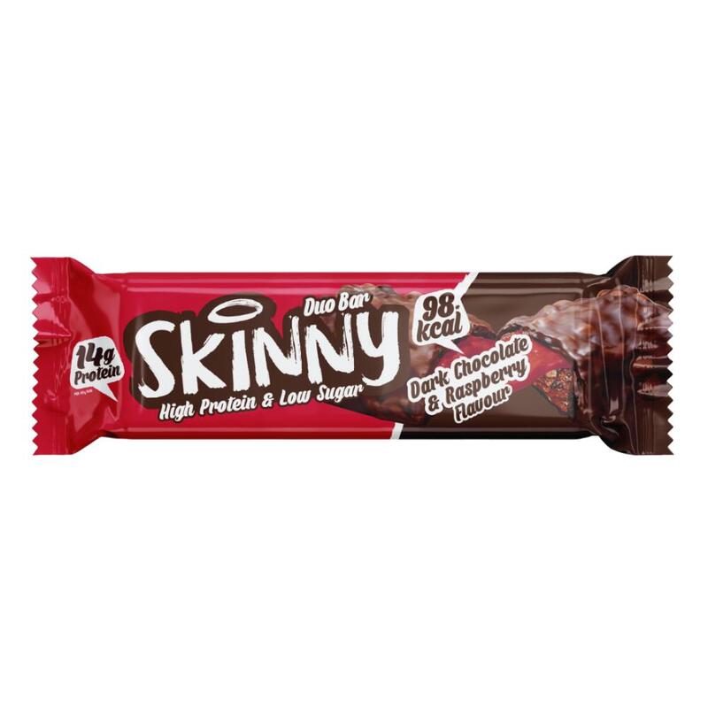 Dark Chocolate Raspberry High Protein Low Sugar Bar (60g) - 12 Pieces