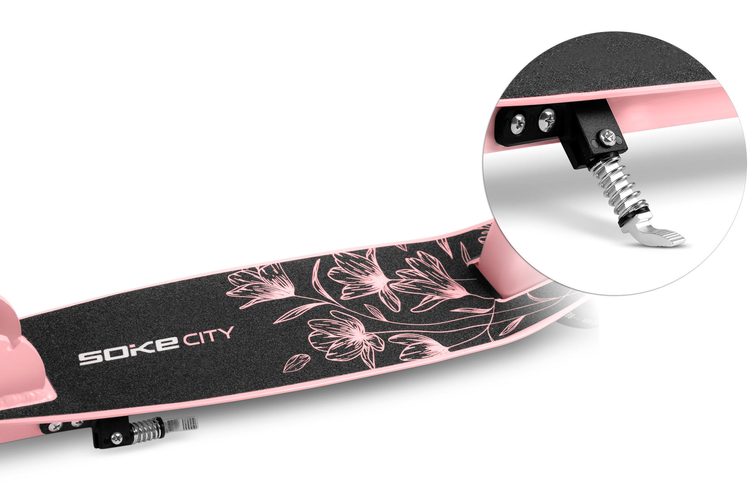 Monopattino scooter adulto Soke City, Rosa 4/7