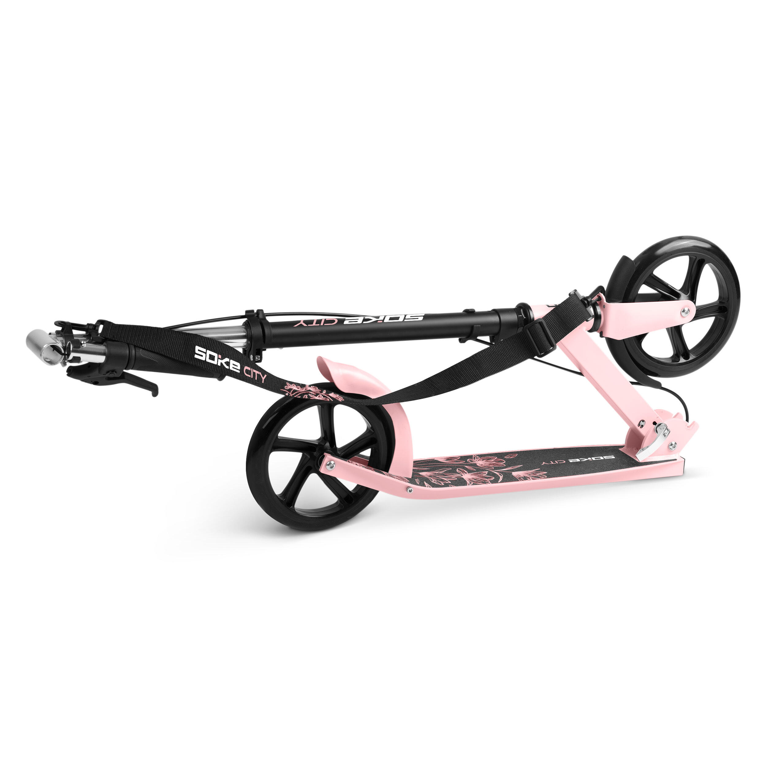 Monopattino scooter adulto Soke City, Rosa 2/7