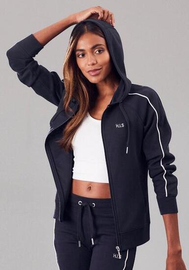 Damen Kapuzensweatjacke
