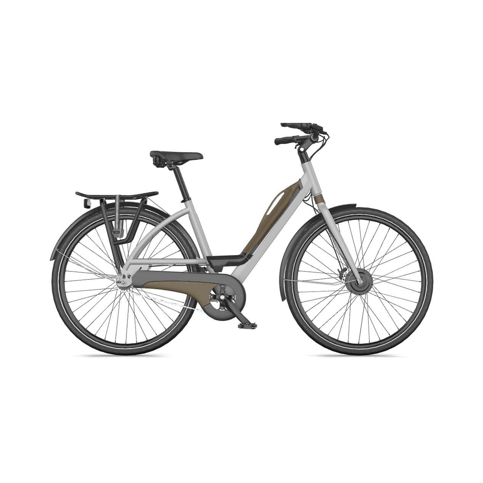 Velo electrique leger faible entretien complet cadre bas 7 vitesse 80km BAYCK Decathlon