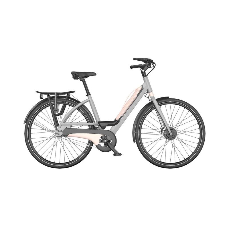 Vélo électrique leger, faible entretien, complet, cadre bas, 7-vitesse, 125km