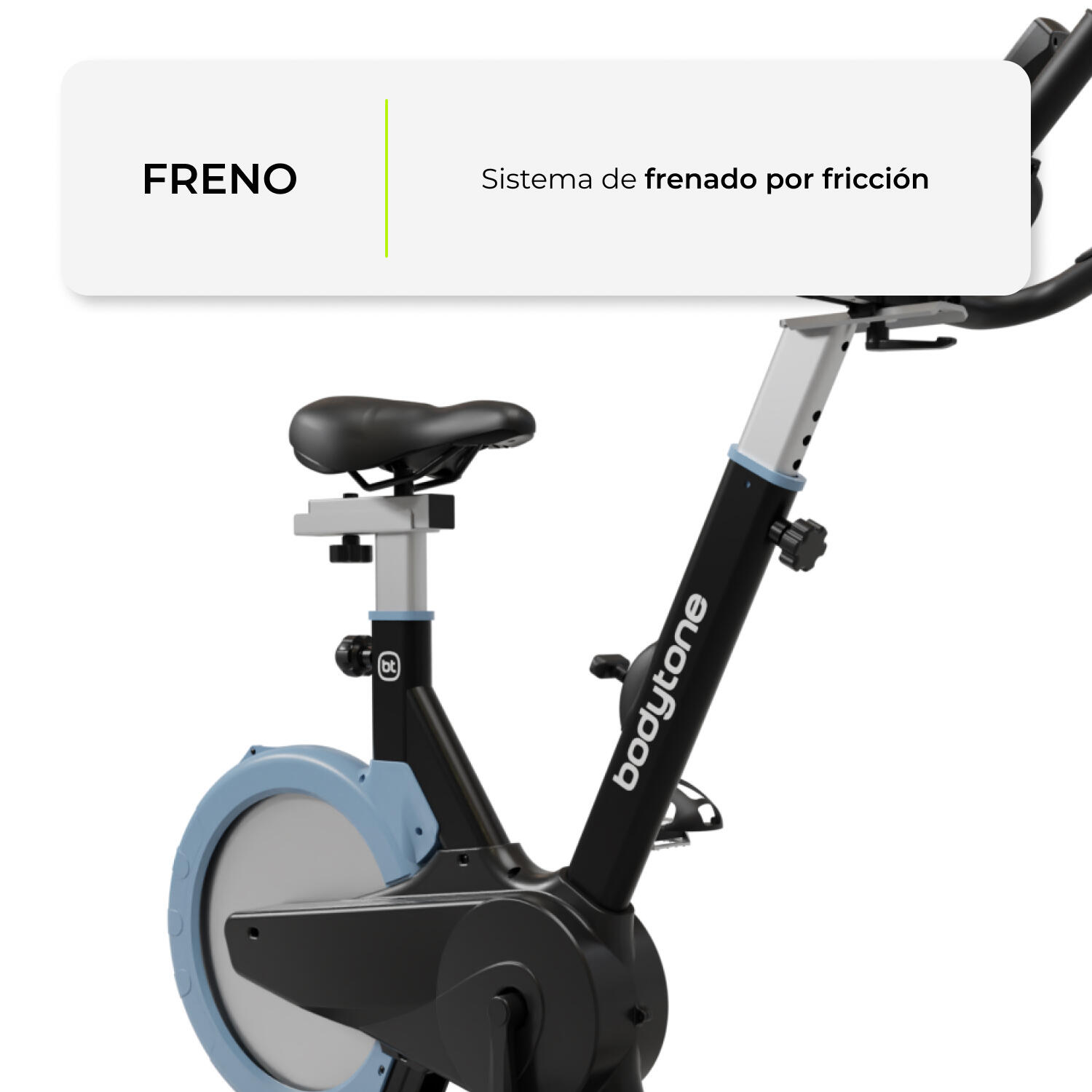Bike Bodytone DS07 con volano. Volano e freno monoskate. - RICONDIZIONATA 5/7