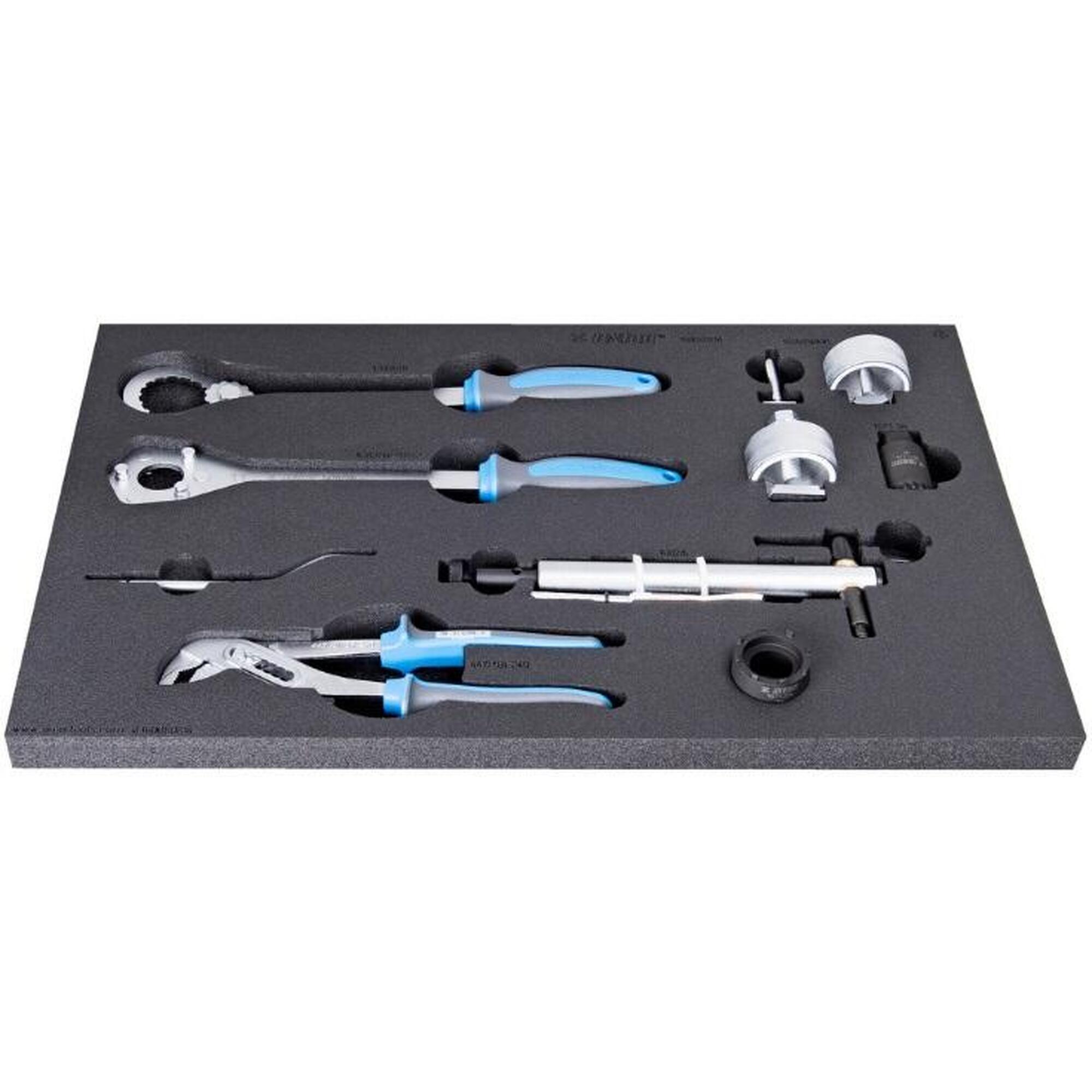 Unior - Composition Outillage Cycle Sos - 564 X 364 X 30 Mm / 8 Pcs - 4 Kg - - Bidon Porte-outils - Bleu - Taille Unique - Decathlon