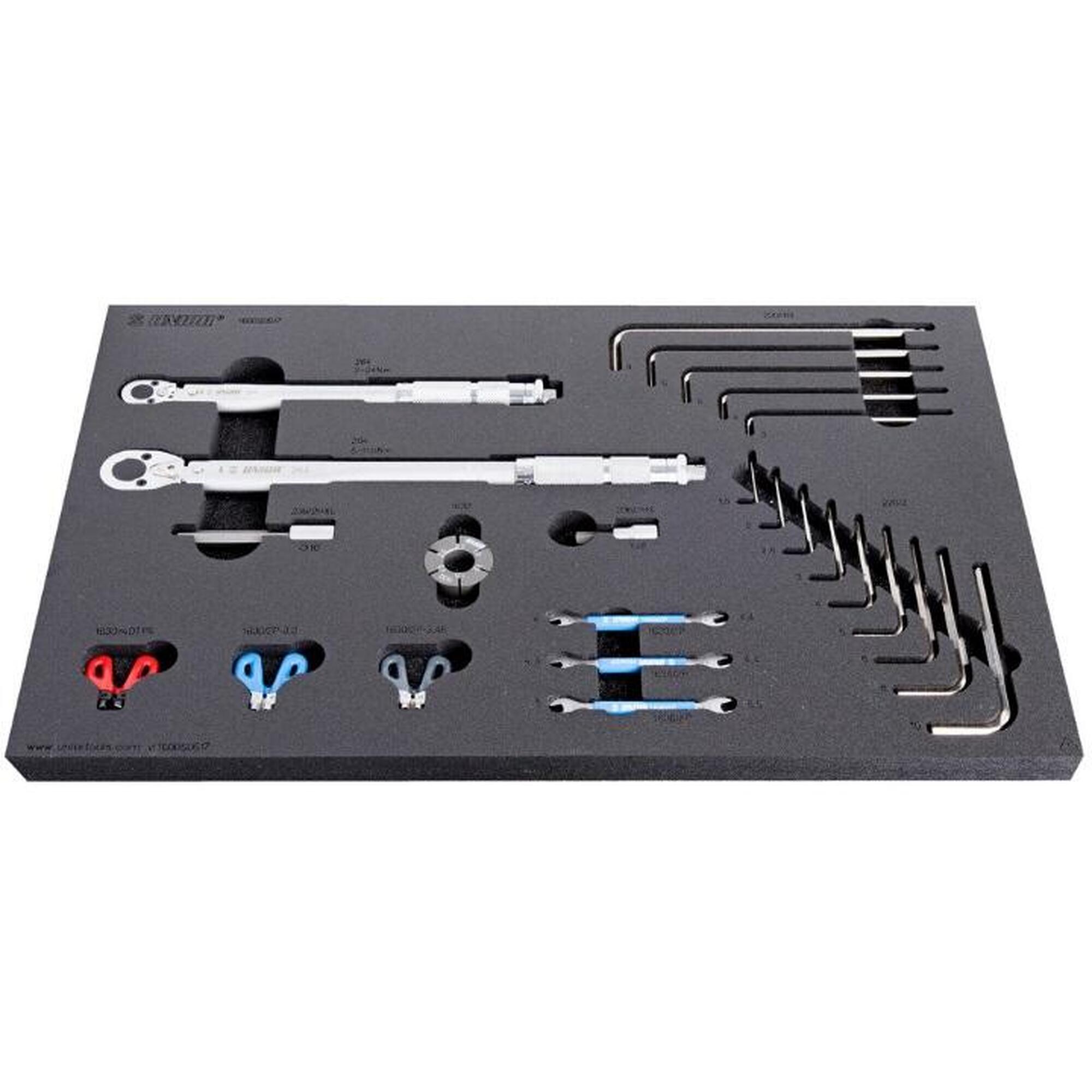 Unior - Composition Outillage Cycle Sos - 564 X 364 X 30 Mm / 25 Pcs - 3 Kg - - Bidon Porte-outils - Bleu - Taille Unique - Decathlon