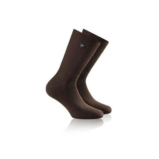 Chaussettes randonnée Fibre Light SupeR Laine mérinos, brun