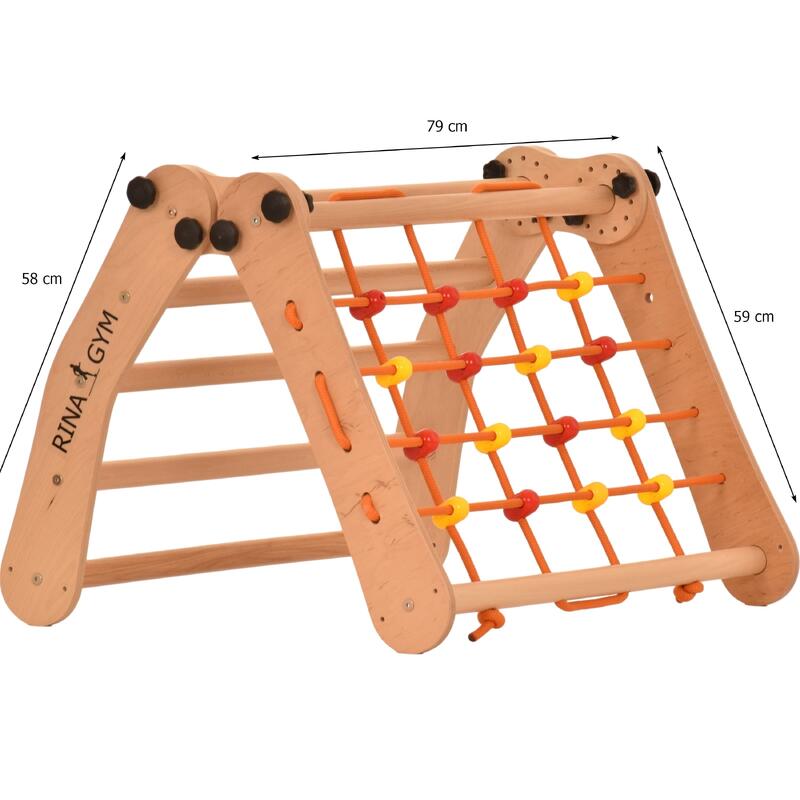 Drabinka sportowa dla dzieci Rinagym Trójkąt 5g5s
