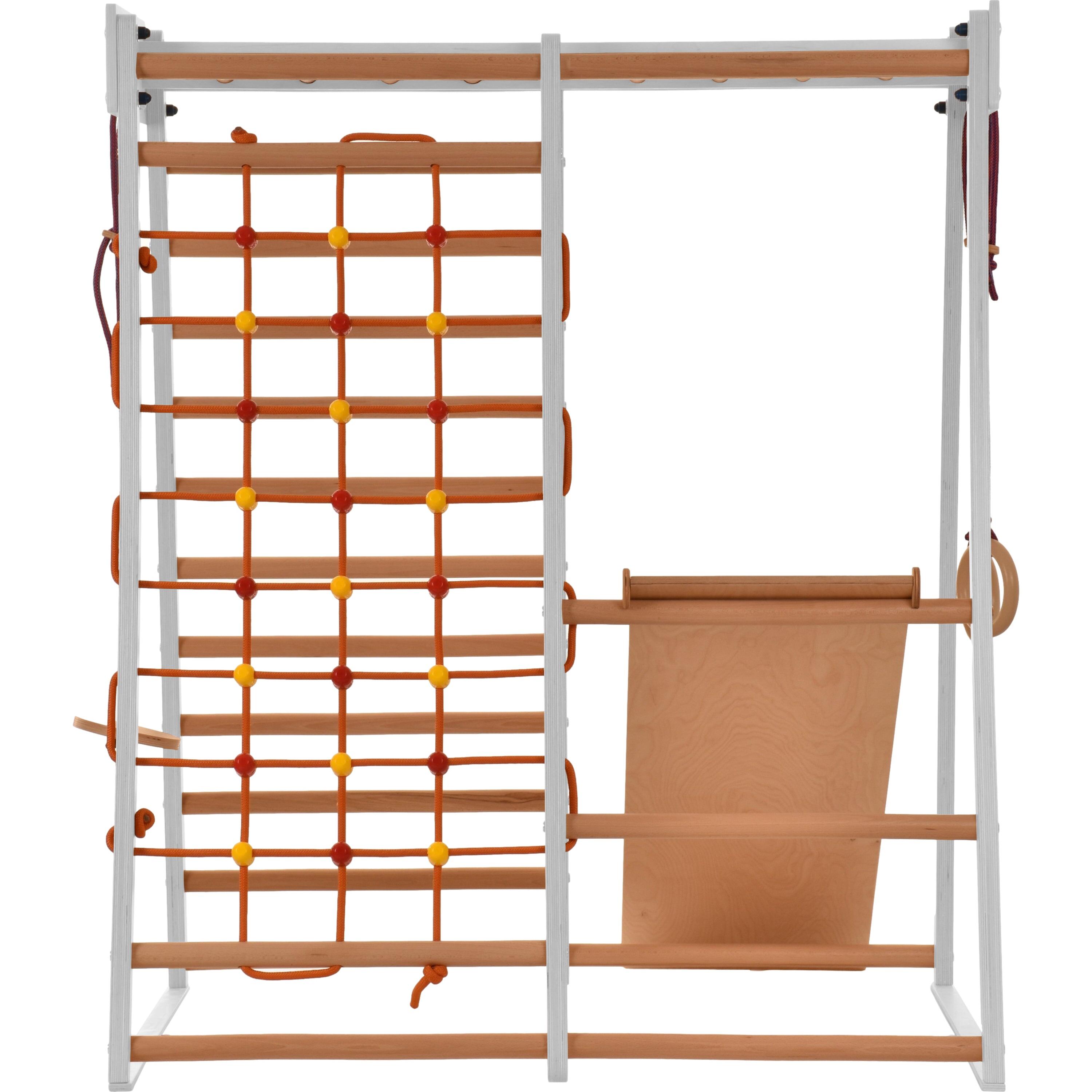 Rinagym Binnen speeltuin van hout voor kinderen (Classic White) 6/7