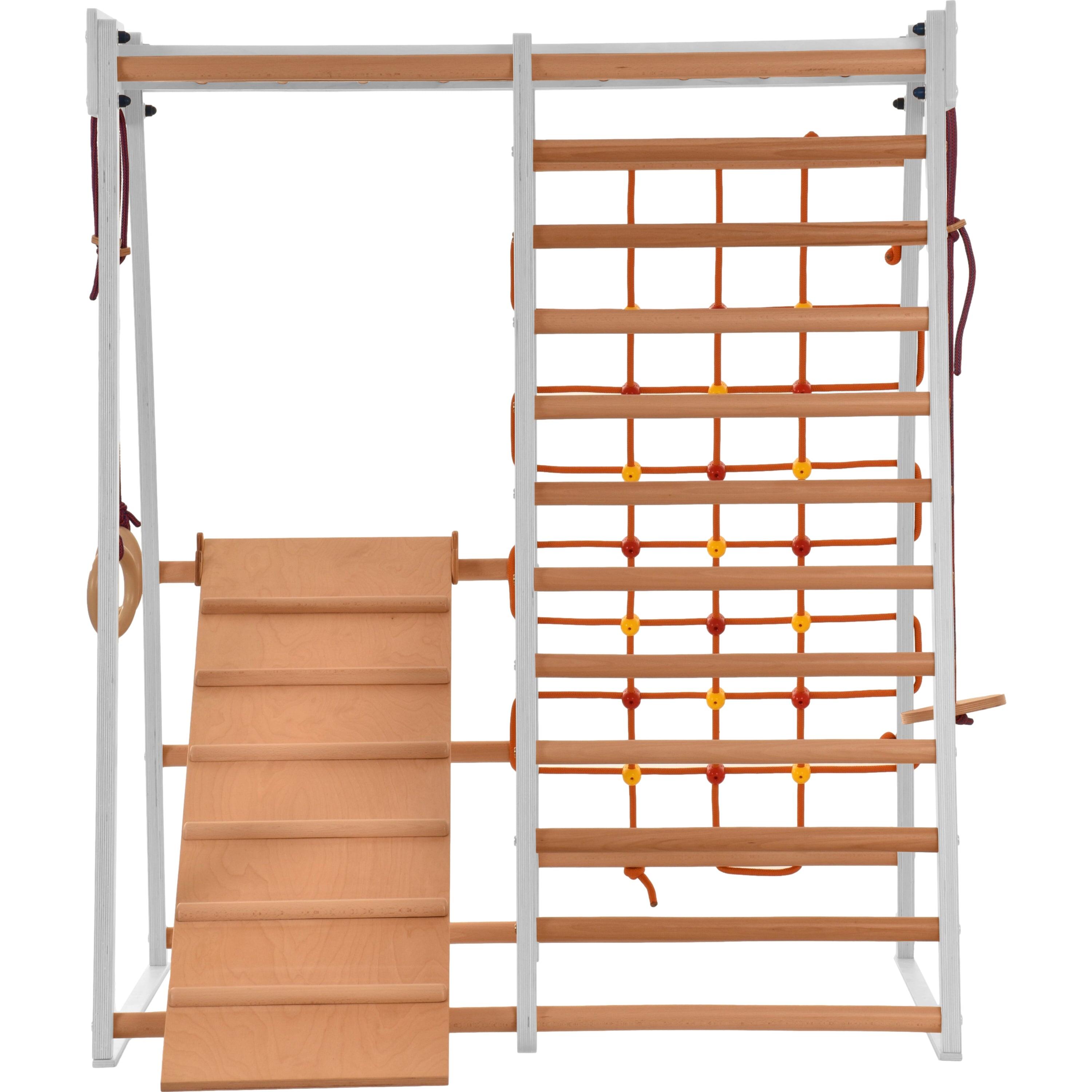 Rinagym Binnen speeltuin van hout voor kinderen (Classic White) 7/7