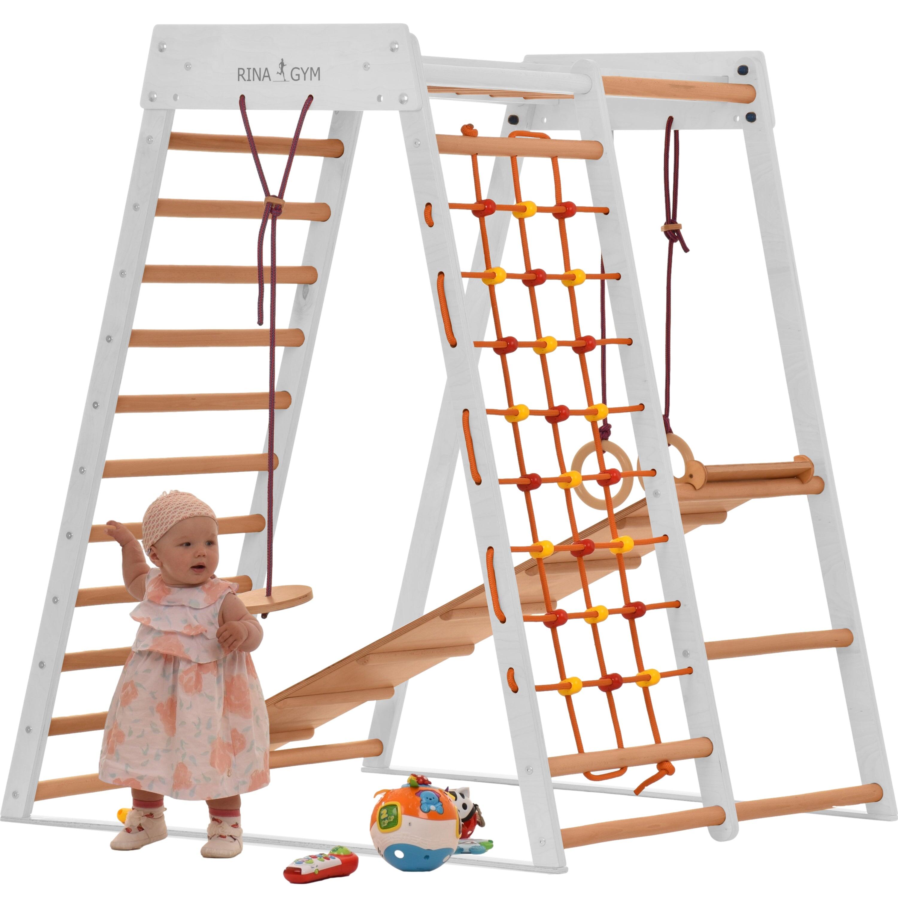 Rinagym playground indoor para crianças (classic white)