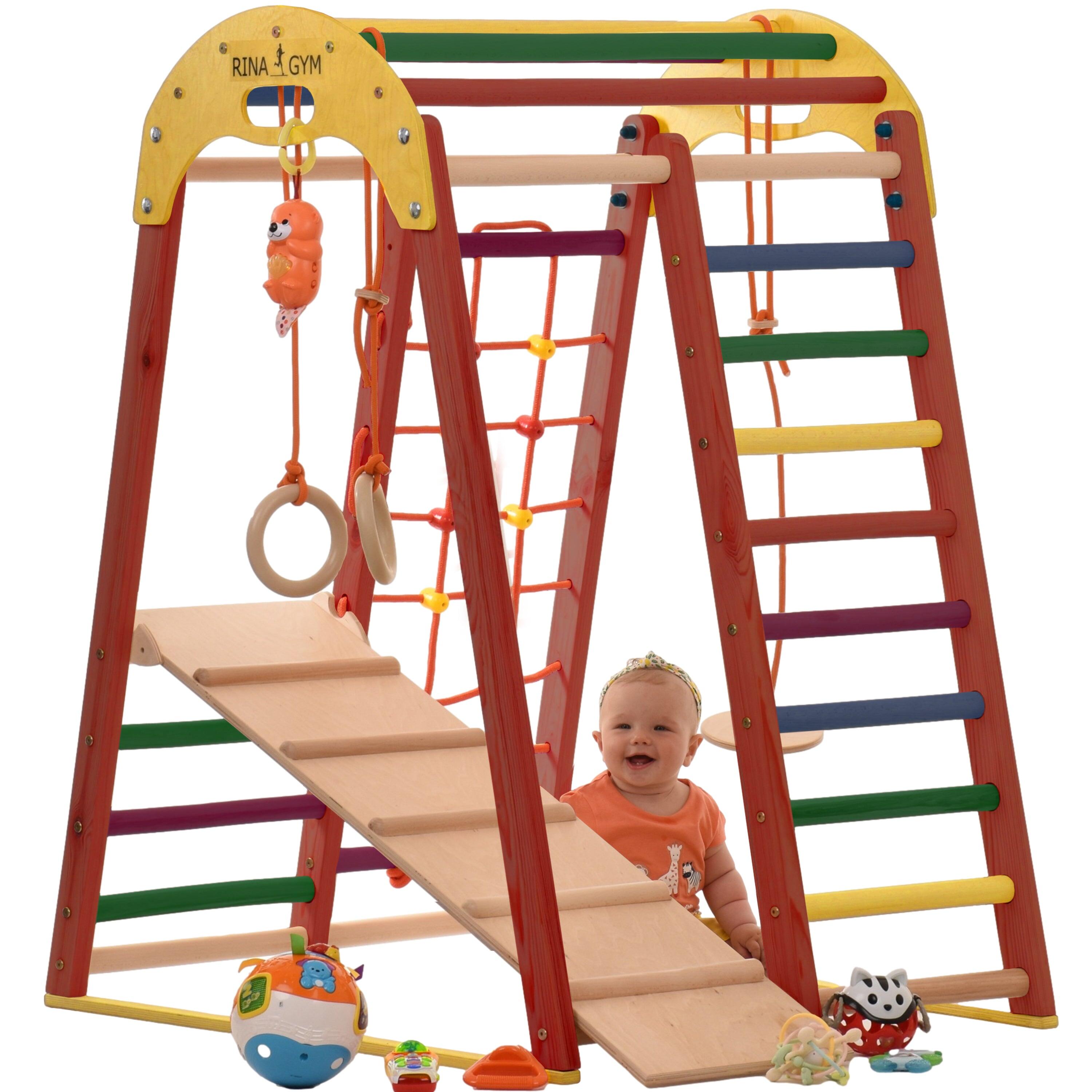 Triângulo de escalada playground indoor (vermelho)