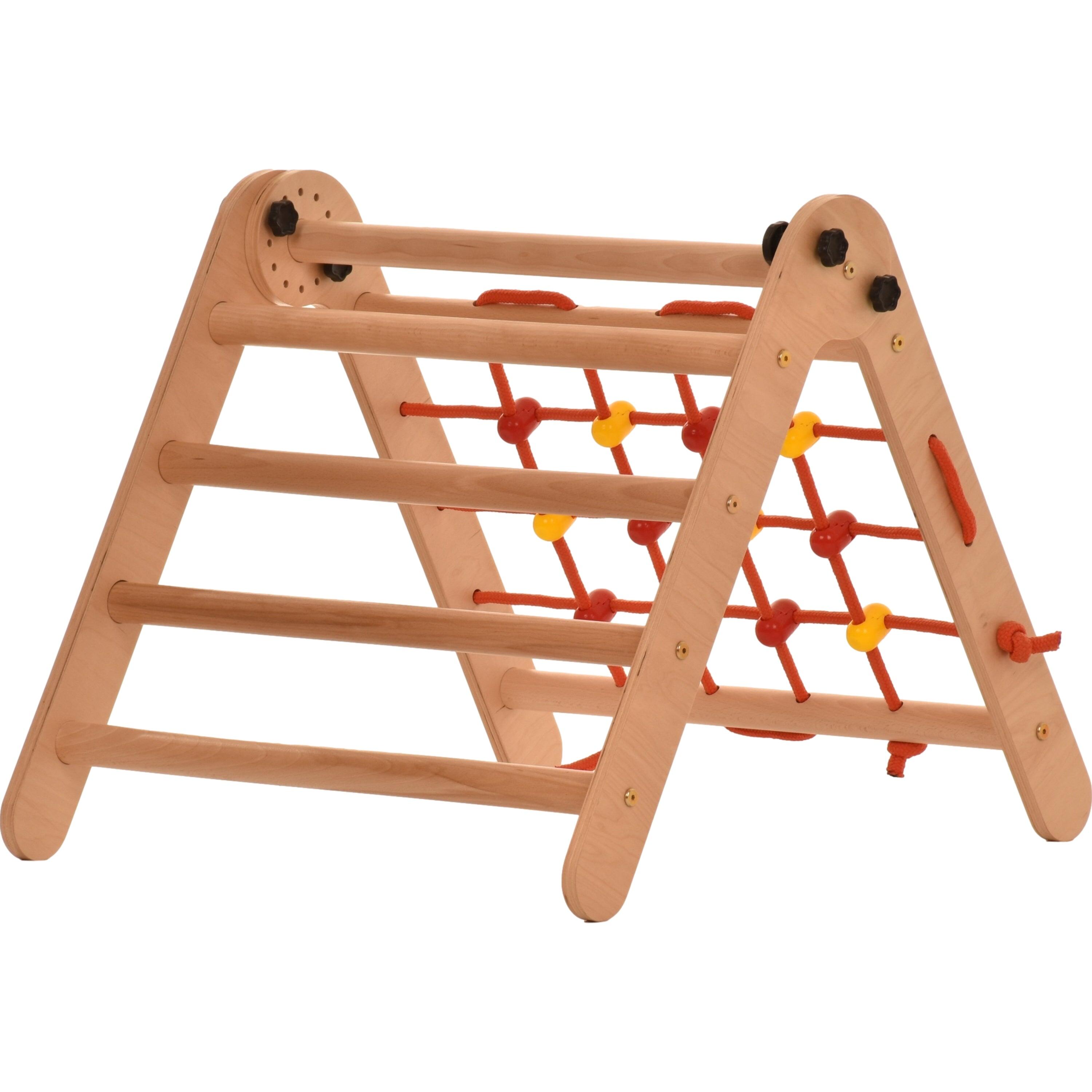 Triângulo de escalada - escada indoor com rede para crianças (anet)