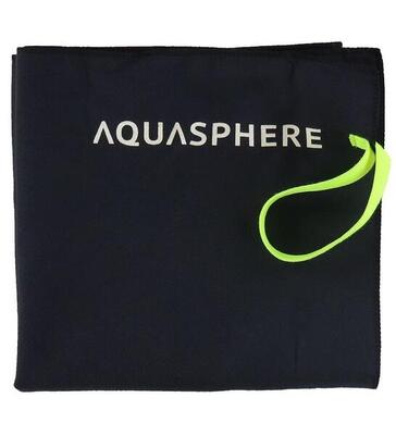 Asciugamano microfibra Aqua Sphere 40 x 80 cm - Nero