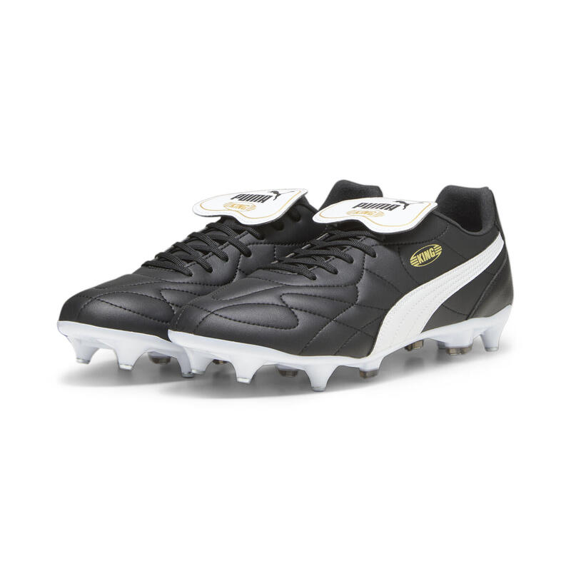 KING TOP MxSG voetbalschoenen PUMA Black White Gold