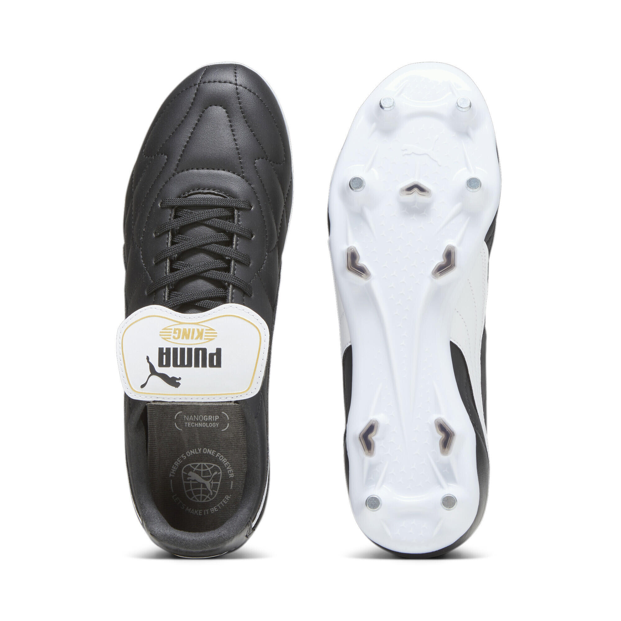 Scarpe da calcio KING TOP MxSG PUMA Black White Gold 6/7