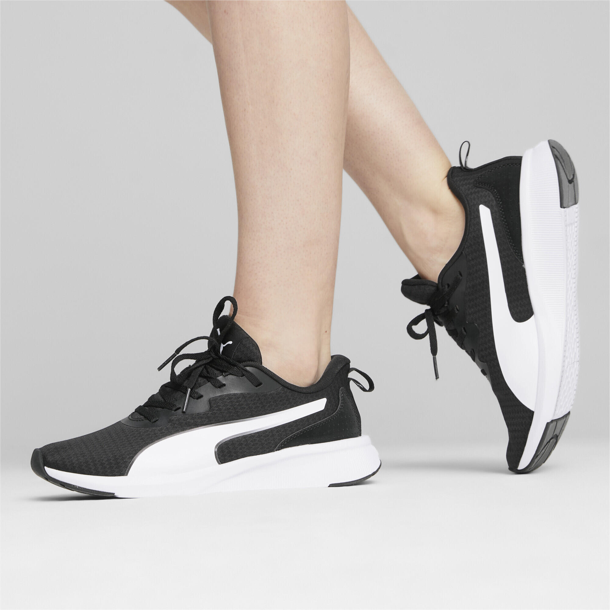 Scarpe da running Flyer Lite PUMA Black White 2/7