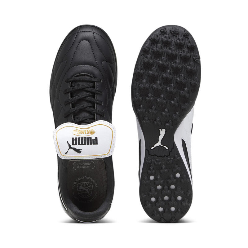 Scarpe da calcio KING TOP TT PUMA Black White Gold