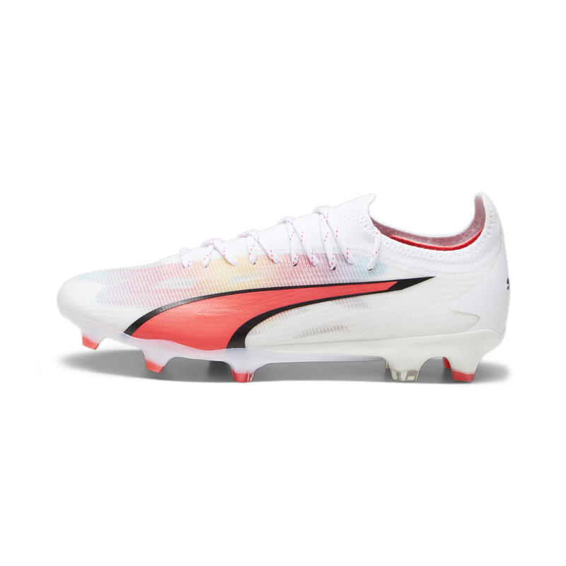 Chaussures de football ULTRA ULTIMATE FG/AG PUMA White Black Fire Orchid Red