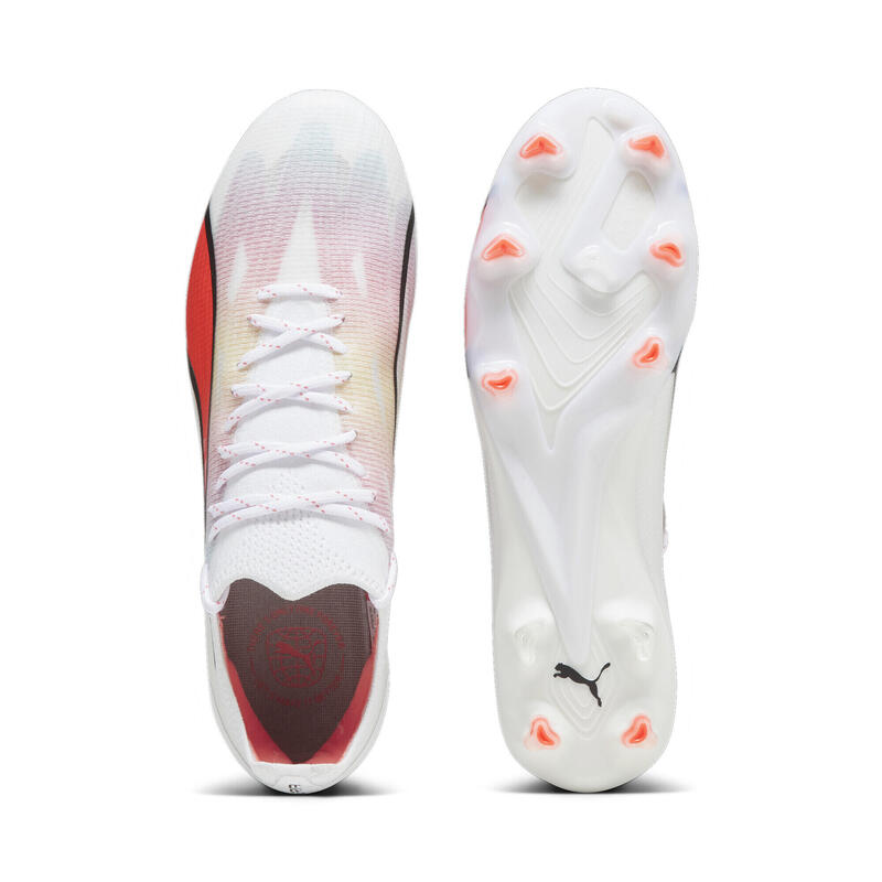ULTRA ULTIMATE FG/AG voetbalschoenen voor dames PUMA White Black Fire Orchid Red