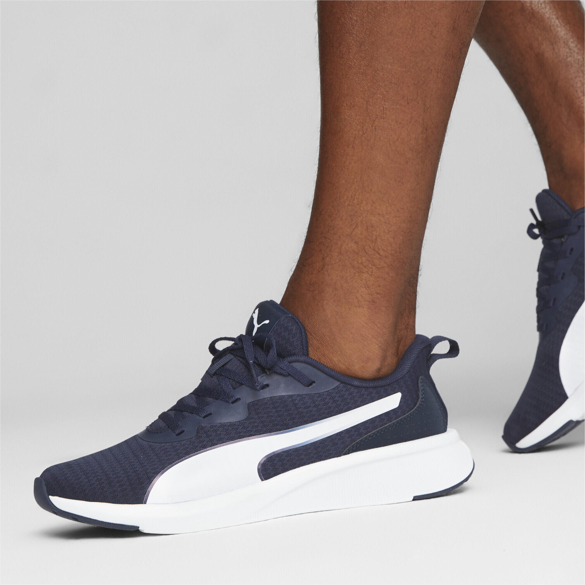 Zapatillas de running Flyer Lite PUMA Navy White Blue 2/7