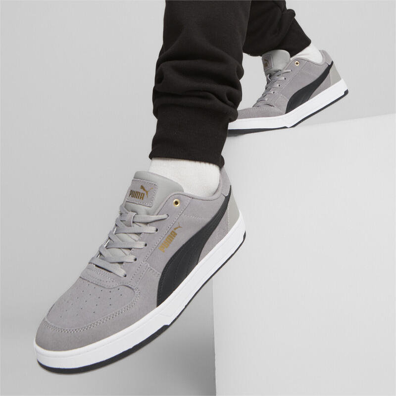 PUMA Caven 2.0 sneakers PUMA Concrete Gray Black Gold White