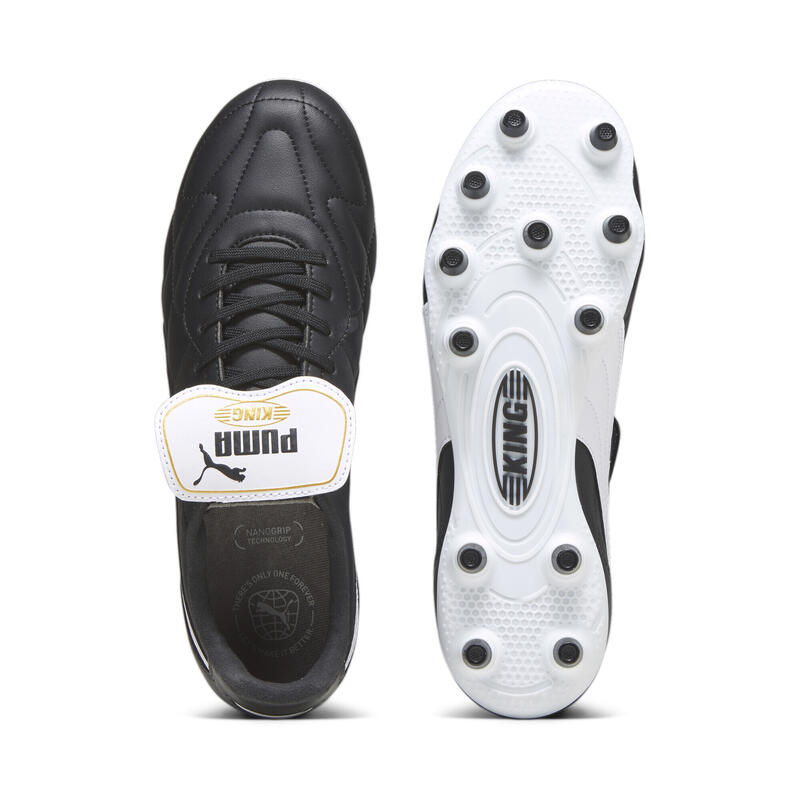 Chaussures de football KING TOP FG/AG PUMA Black White Gold