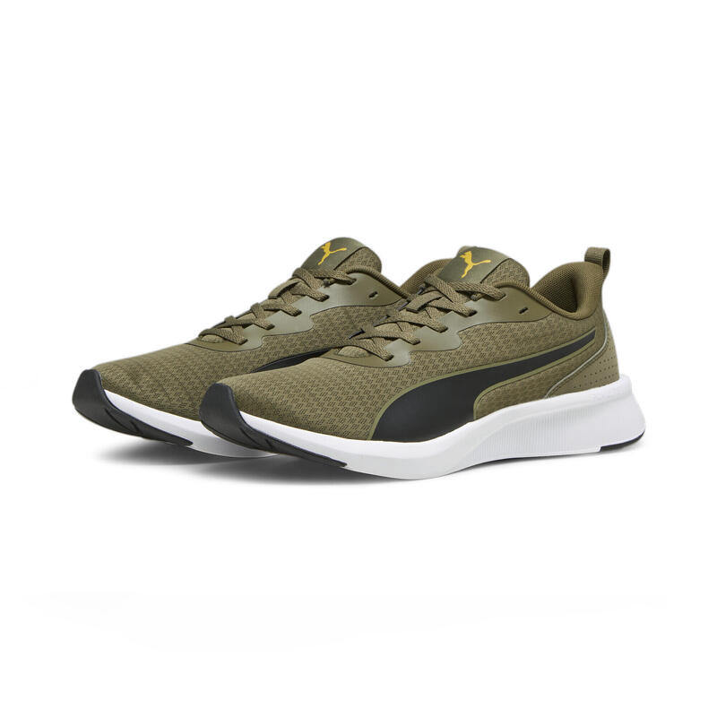 Zapatillas de running Flyer Lite PUMA Olive Yellow Sizzle Green