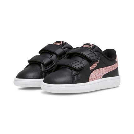 PUMA Smash 3.0 Star Glo Sneakers Mädchen PUMA Black Peach Smoothie White Pink