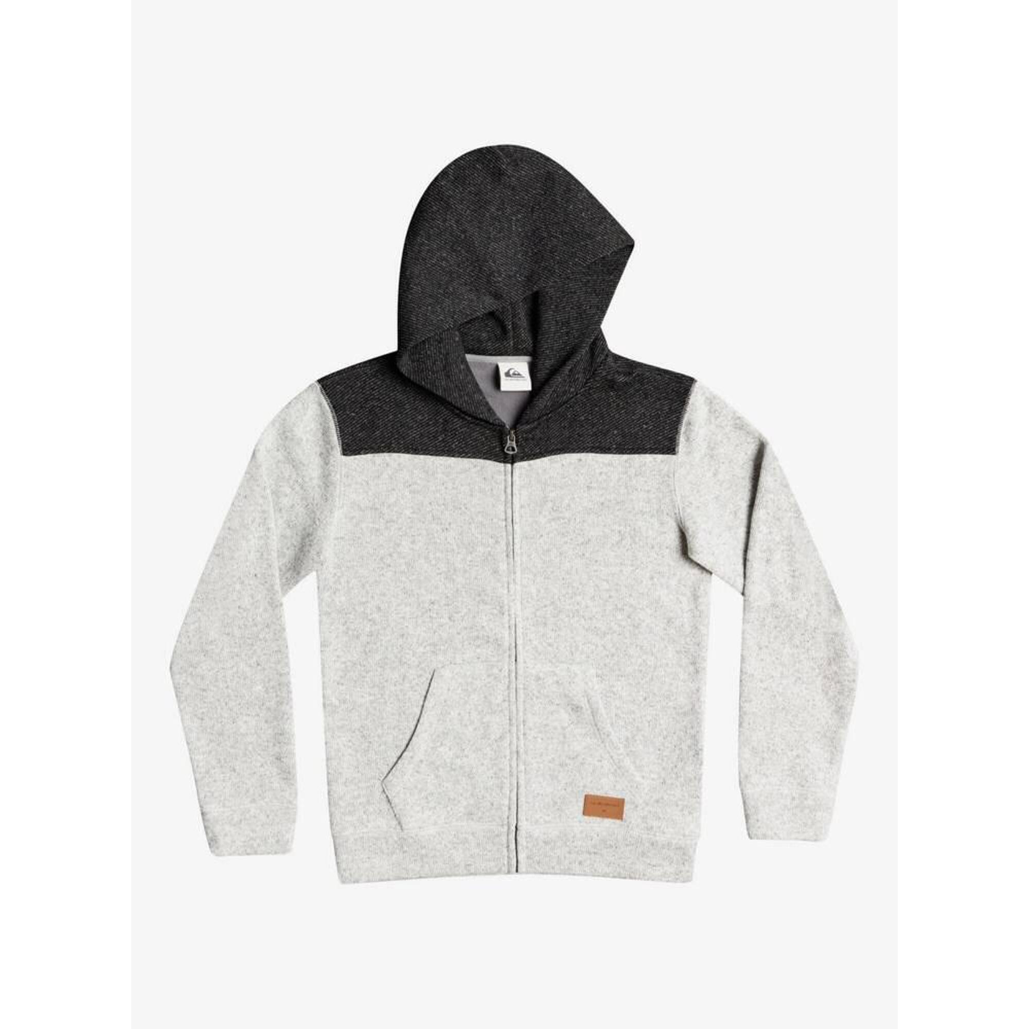 Sweat-shirt Quiksilver Keller Block en polaire pour garçons