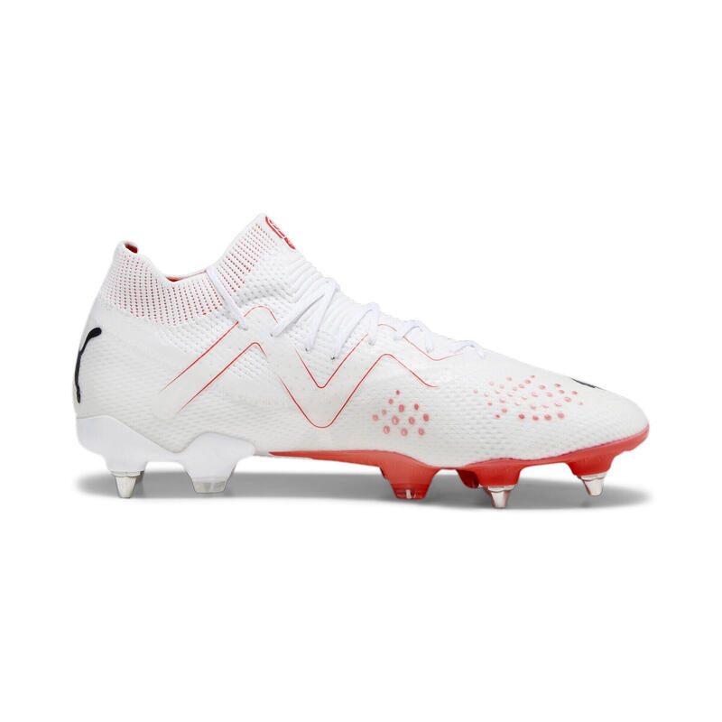 Scarpe da calcio FUTURE ULTIMATE MxSG da uomo PUMA White Black Fire Orchid Red