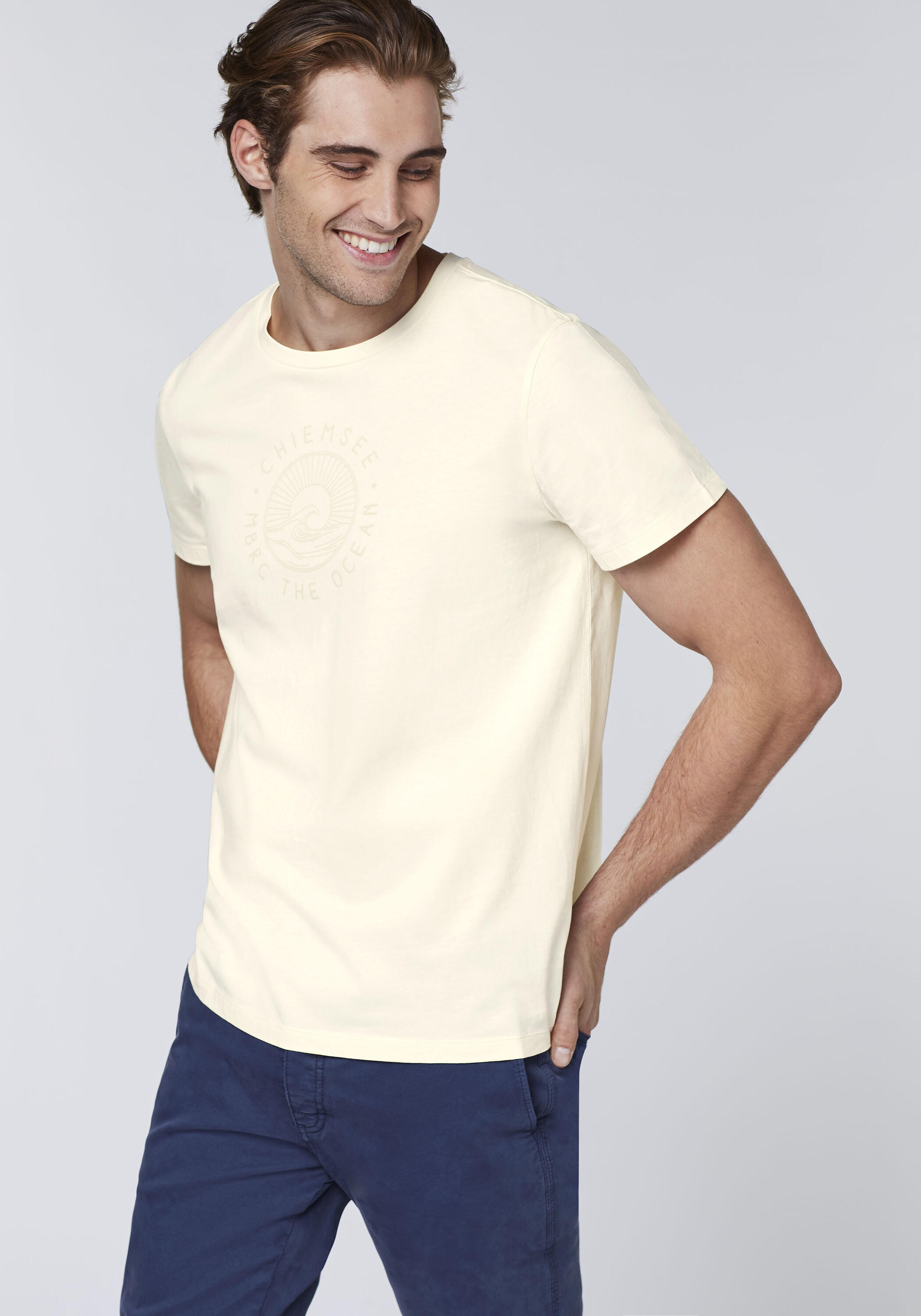 T-Shirt mit Wellenmotiv 6/7