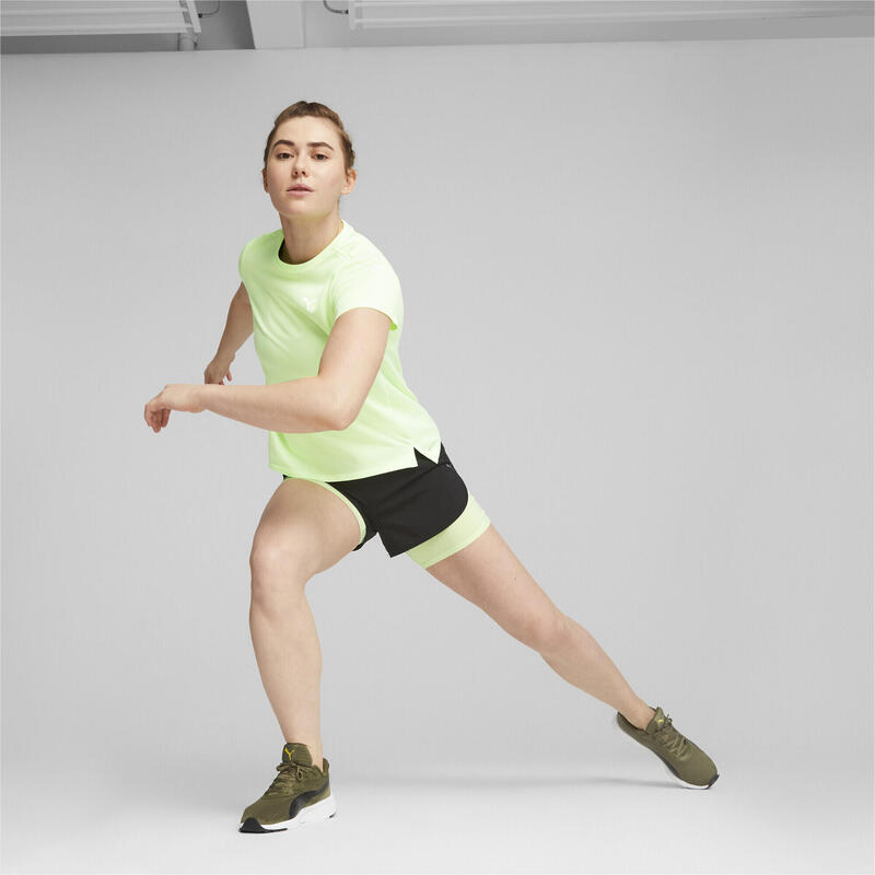 Chaussures de running Flyer Lite PUMA Olive Yellow Sizzle Green