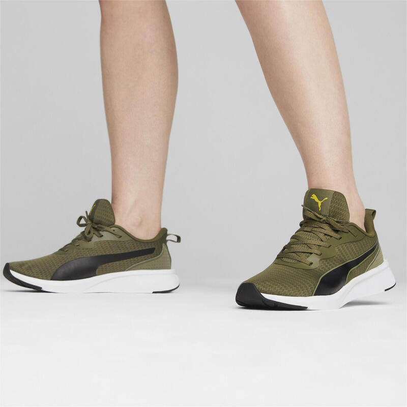 Chaussures de running Flyer Lite PUMA Olive Yellow Sizzle Green