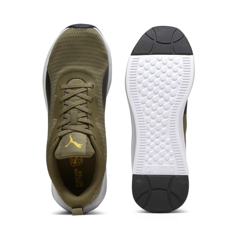 Chaussures de running Flyer Lite PUMA Olive Yellow Sizzle Green