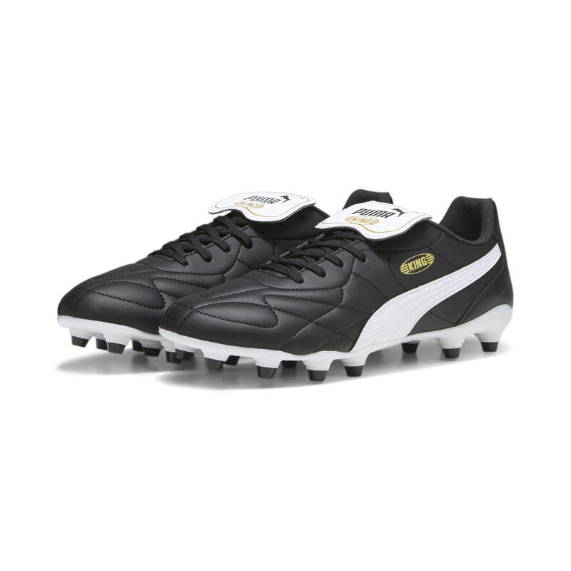 Scarpe da calcio KING MATCH MxSG PUMA Black White Gold