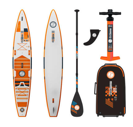 Stand Up Paddle Patagonia 14.0 aufblasbar weiss/orange 14' 30" 6