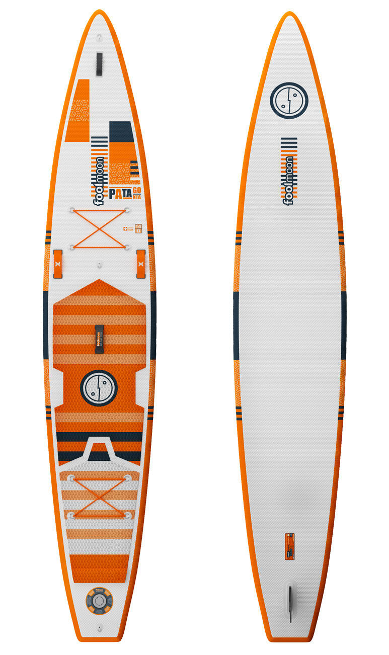 Stand Up Paddle Patagonia 14.0 aufblasbar weiss/orange 14' 30" 6" 2/7